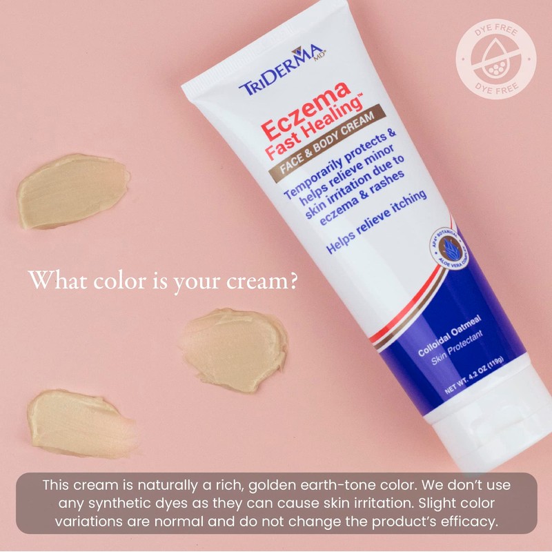 Triderma Eczema Fast Healing Cream, 4.2 Ounce by TriDerma