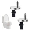 2 Pack Toilet Seat Hinges Fixings – Quick Release Toilet