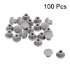 sourcing map Shelf Peg Hole Plugs 5mm Dia Gray Plastic