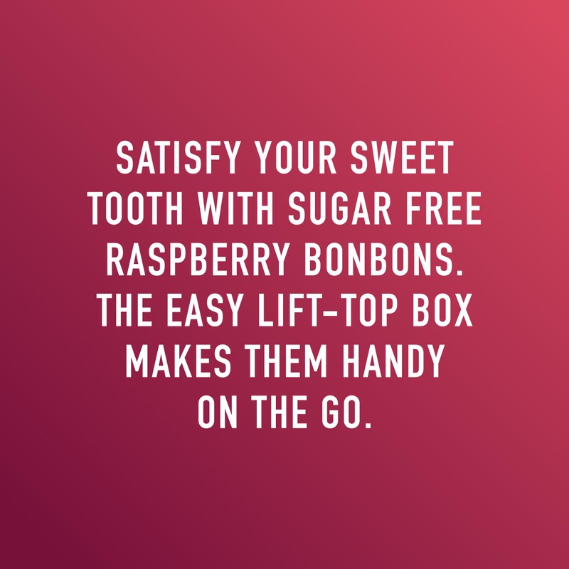 Swiss Imports Sugar Free Bonbons Hard Candy Drops, Raspberry, 1.4