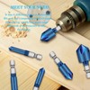 Yuentoen 6 Pcs Countersink Drill Bit Set, 90 Degree 5
