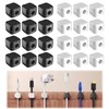 Asphodelia 24PCS Magnetic Cable Holder,Cord Organizer Holder Hide Phone Charging