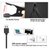 USB LED Ring Fill Light Lamp with Phone Holder Microphone