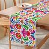 Vohado Mexican Floral Table Runner Cinco De Mayo Mexico Let's