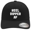 Heel Dipper AF - Soft Flexfit Baseball Hat Cap, Black,