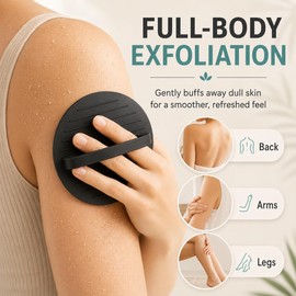 Guante Exfoliante para El Baño sin Dolor,Depurador de Ducha de Goma Suave,Set Exfoliante 4 en 1 con Correa para El Dedo,Exfoliación Suave,Desobstruye los Poros,Adecuado para Todo Tipo de Piel，Verde-2P