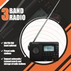 Retekess V115 Digital Radio AM FM, Portable Shortwave Radios, Rechargeable