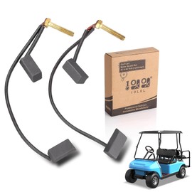 10L0L 2pcs Golf Cart Motor Brush Set for 36V 48V G.E. Motor for Yamaha Electric G8 G9 G14 G16 and Club Car Electric 1994-up