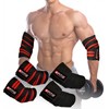 FITIZ Elbow Wraps for Weight Lifting Support and Compression -