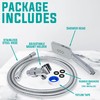 Metpure High-Pressure Handheld Shower Head with Easy Clicker for Multiple