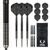 Darts Corner D0789 BlackFin | 22g Darts Set with Premium