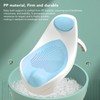 Foldable Soft TPE Baby Bath Support Safe PP Ergonomic Round