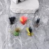 Briny River 6Pcs Two-color Wet Fly Streamline Fishing Hooks Suitable