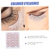 Baluue 2sets False Eyelashes Wispy Cat Eye Lashes Lash Extensions