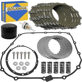 GOLKNHA Clutch & Cover Gasket Kit Compatible with Honda Shadow ACE 1100 VT1100T VT1100C VT1100C2 VT1100C3 1995-2007