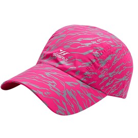 One Limitation CP235 Mesh Cap, Hat, Zebra Pattern, Zebra Pattern, Outdoor Sports, Men's, Women's,, rose