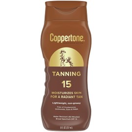 Coppertone Tanning Lotion SPF 15,8 oz