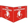 FIRE EXTINGUISHER Decal Vinyl Press On Adhesive Pressure Sensitive 2.25"