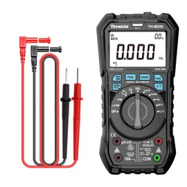 Themisto AC/DC Current, Autorange Digital Multimeter (Black) (TH-M200)
