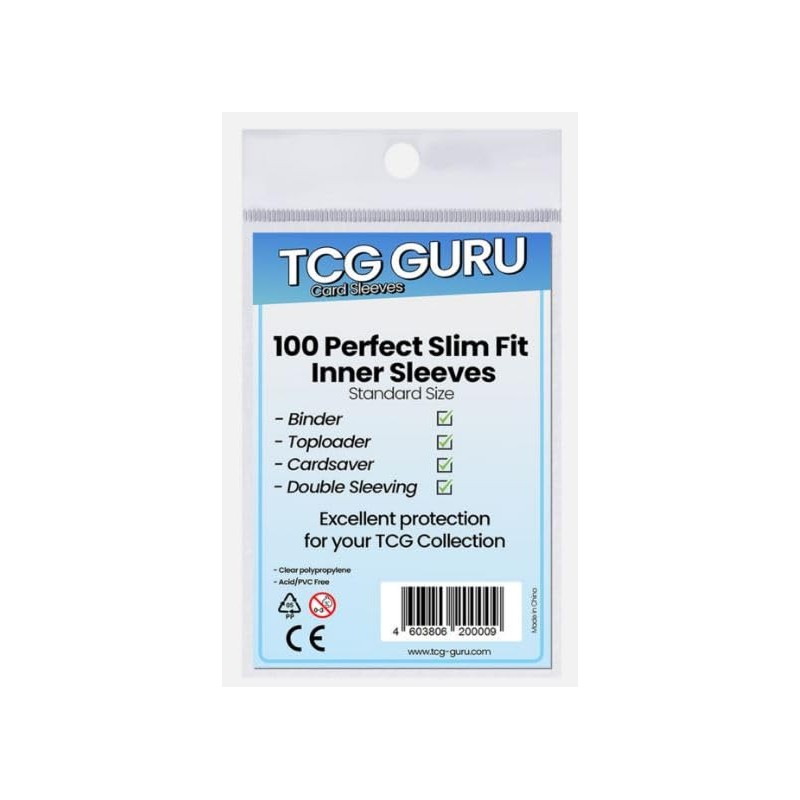4 x 100 TCG Guru Perfect Size Fit Inner Sleeves