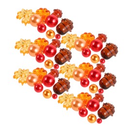 MAGICLULU Seasonal Vase Fillers Set Decorative Pumpkin Maple Leaf Hazelnut for Autumn Centerpiece for Thanksgiving Table Decor and Home Ambiance