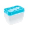 Keeeper Storage Container Set Purple Transparent