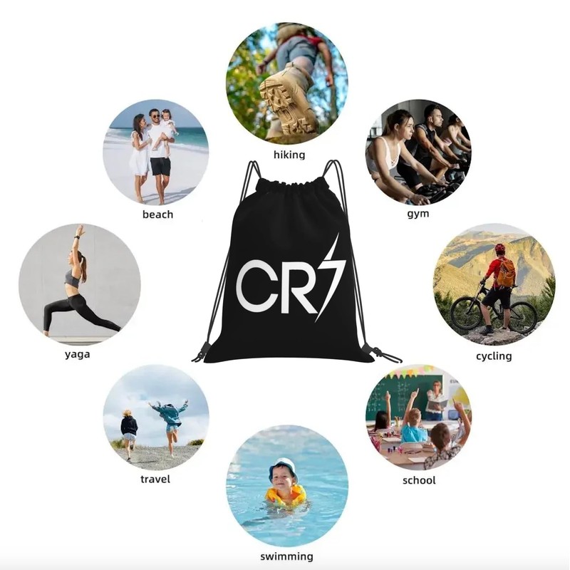EZB Football Legend CR7 Drawstring Ronaldo Bag | 36x30cm Midi
