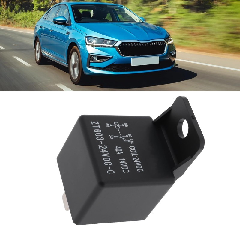 EMSea 3pcs 5-Pin Car SPDT Relays Coil 24VDC 40A ZT603-24VDC-C