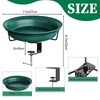 VeyFolzin.st Deck Mounted Bird Bath Bowl Spa for Outside, Detachable