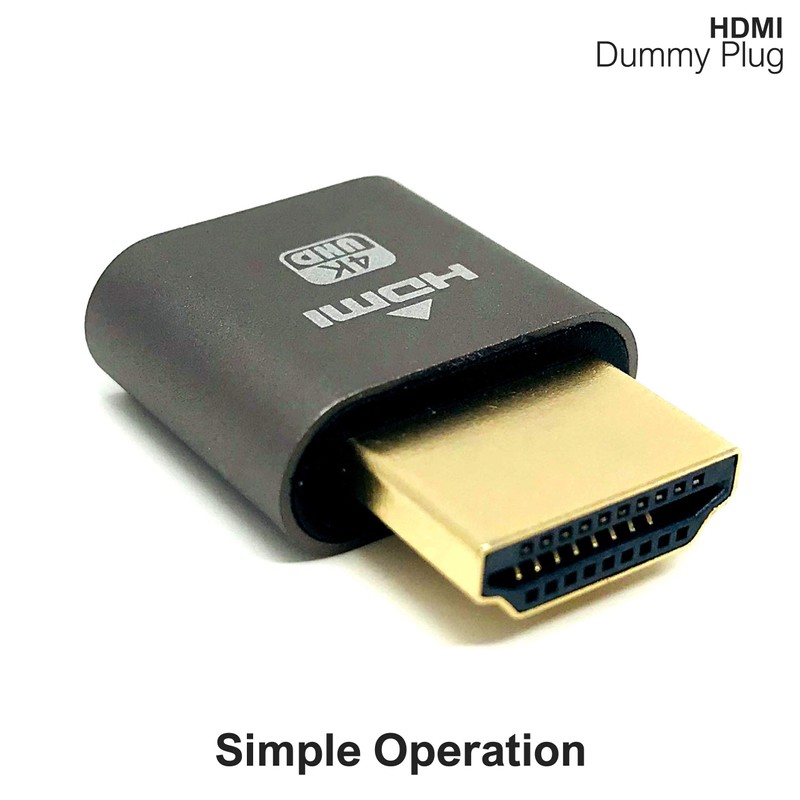 KamKorda 4K HDMI Dummy Plug | HDMI Connector | Dongle