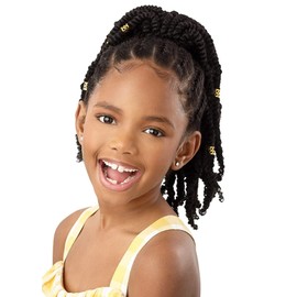 Outre Lil Looks Drawstring Ponytail GOLD CUFFED BOMB TWISTS 12" (2T1/27)