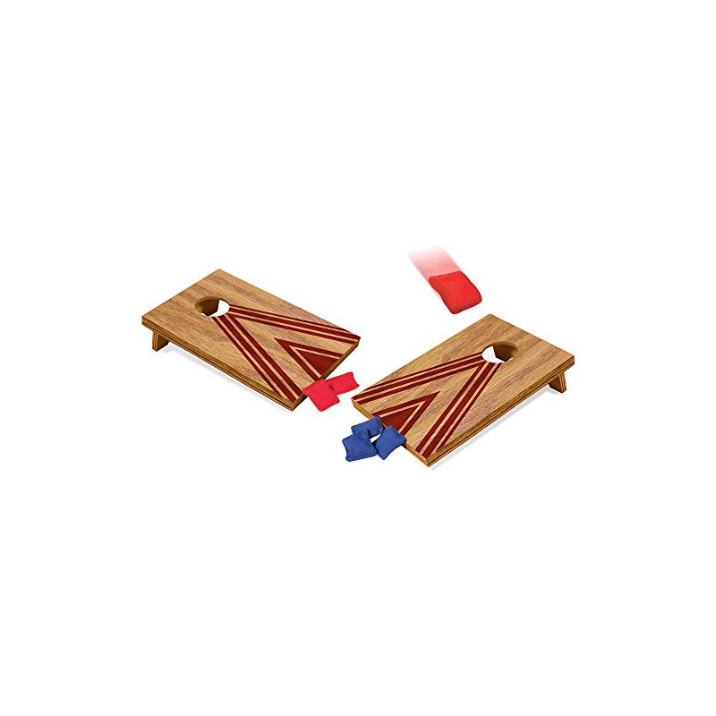 Schylling Table Top Corn Hole Game, Brown, (Model: TCH)