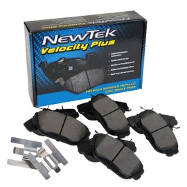 SMD553H Rear Semi-Metallic Brake Pads and Hardware