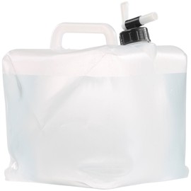 Semptec Urban Survival Technology Folding canister: foldable water canister with tap, 10 litres, ideal for drinking water (drinking water canister, camping water container, water dispenser)