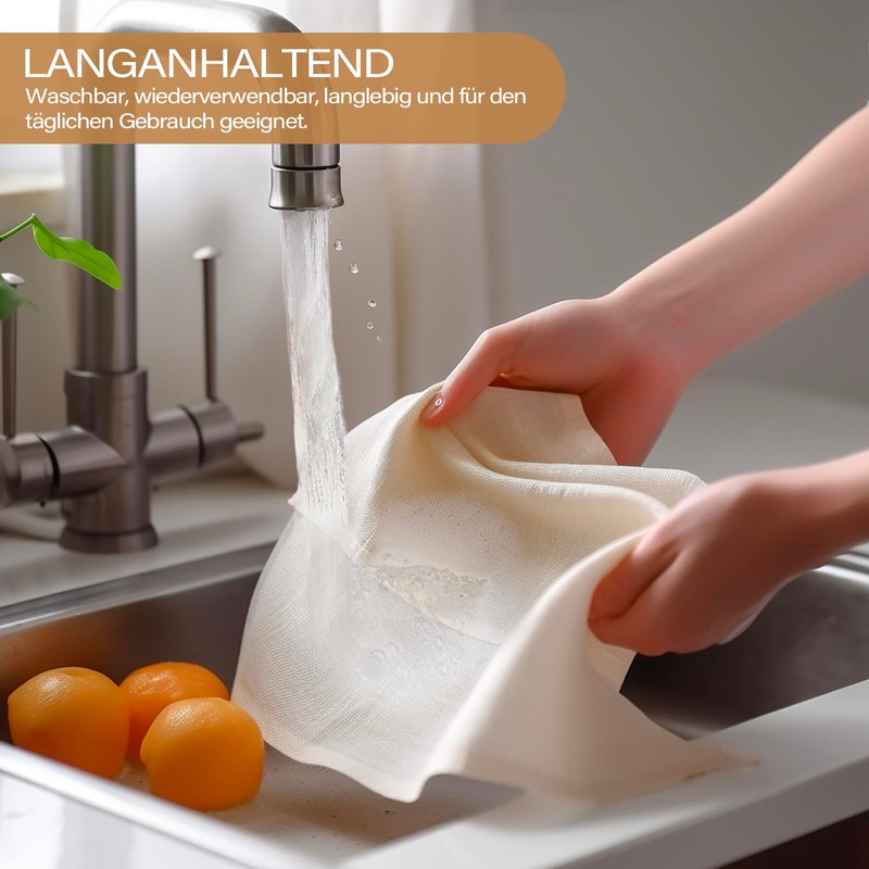 eFond Straining Cloth, 360 x 90 cm, Cheese Cloth, Finely