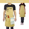 Stenffy Kitchen Apron, Work Apron, Canvas, Multiple Pockets, Gardening, Painting,