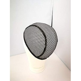 XL: Extra Large 3S Crochet Wig Cap with Big holes for Senegalese Twists, 3D Cubic Hair, Box Braids etc Crochet Wig Cap. soft, strong, snug, stretchy (L)