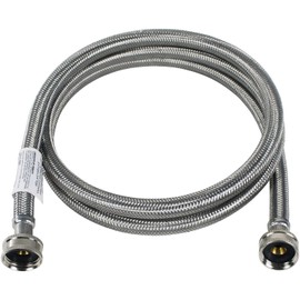 Certified Appliance Accessories Braided Stainless Steel Steam Dryer Installation Kit with 6-foot Fill Hose, 1-foot Inlet Adapter Hose, and Y-Connector