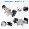 WMPHE Ignition Switch Lock Cylinder with 2 Key Replacement for