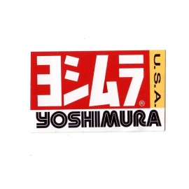 Vintage Sticker Yoshimura USA Red Black White Vinyl Original