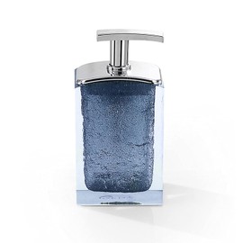 Gedy Antares Soap Dispenser, Resin, Blue, 6.2 x 8 x 15.5