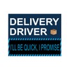 Dakchor Delivery Driver Car Magnets, I'll be Quick I Promise