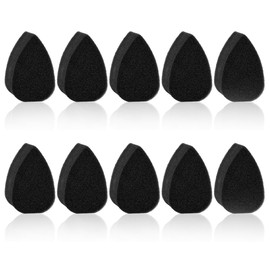 ZOKJSW, hohe Dichte, für Kunst und Körperfarbe (10 Stück), Schwarze Schwämme, Gesichtsbemalungsschwämme