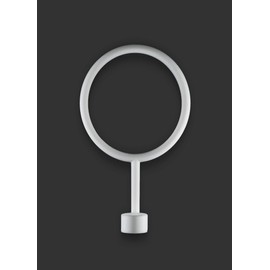 Single razor holder for bath and shower, at home and on the go.