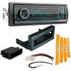 Power Acoustik Single Din AM/FM Receiver Bluetooth Car Stereo for