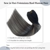 Sew in Hair Extensions Real Human Hair Wefts Extensions 100G