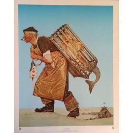 Norman Rockwell The Mermaid Poster 22 x 28