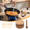 Saycker Wood Salt and Pepper Bowl, with Swivel Lid and