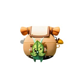 Silicone Korok Case Compatible with Sony WF-1000XM5 with Keychain, Soft Cute Anime Yahaha Shockproof Protective Cover Case for WF-1000XM5 for Kids