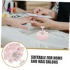TOVINANNA 2pcs Cherry Blossom Iridescent Nail Art Display Stand Magnetic